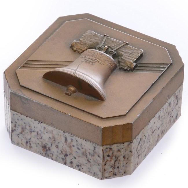 Bronze Granite Liberty Bell Box