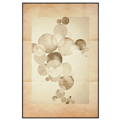 0564 (A+D) Paper Bubbles Sepia (25" x 31")