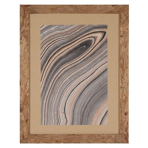 0364 (A+D) Black Brown Swirl Paper (13" x 17")