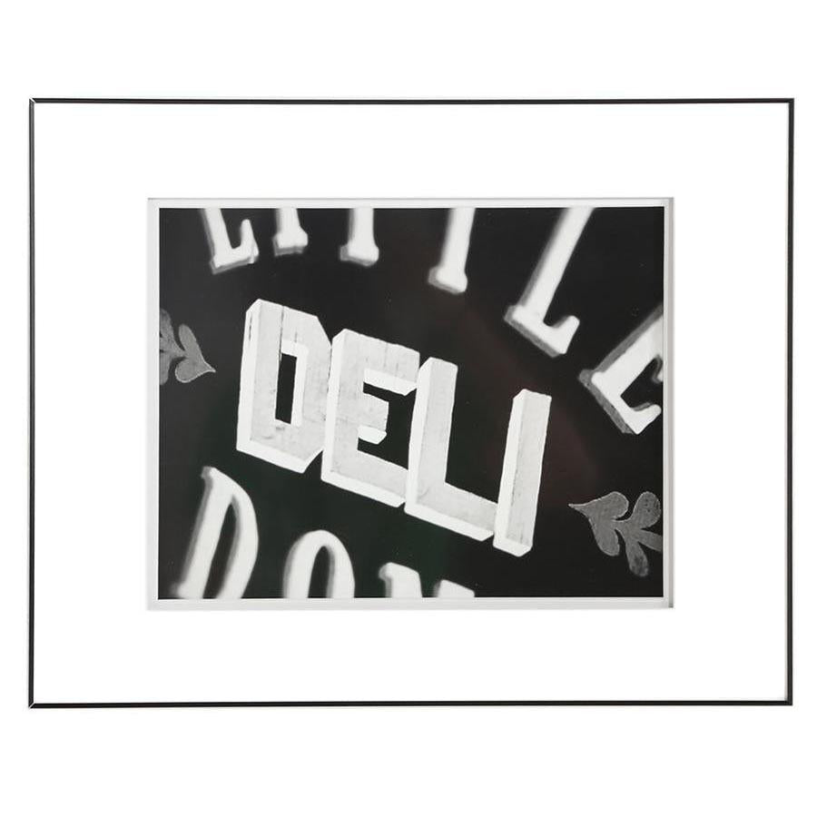 0849 (A+D) BW Deli Sign (20" W x 16" H)