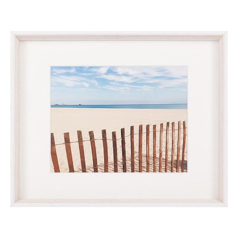 0479 (A+D) Fence on Beach Photograph