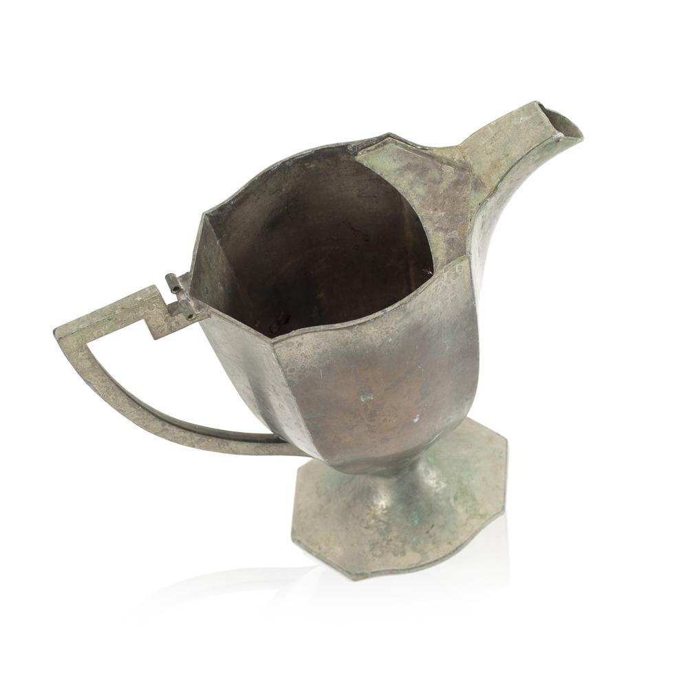 Silver Rustic Metal Pitcher (A+D)