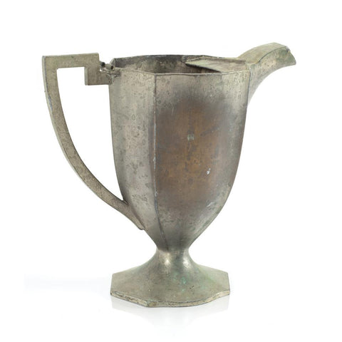 Silver Rustic Metal Pitcher (A+D)