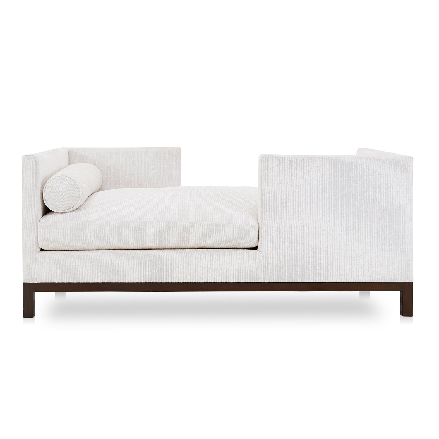 Cream Textured Fabric Double-Sided Sofa & Gil - Props Roy