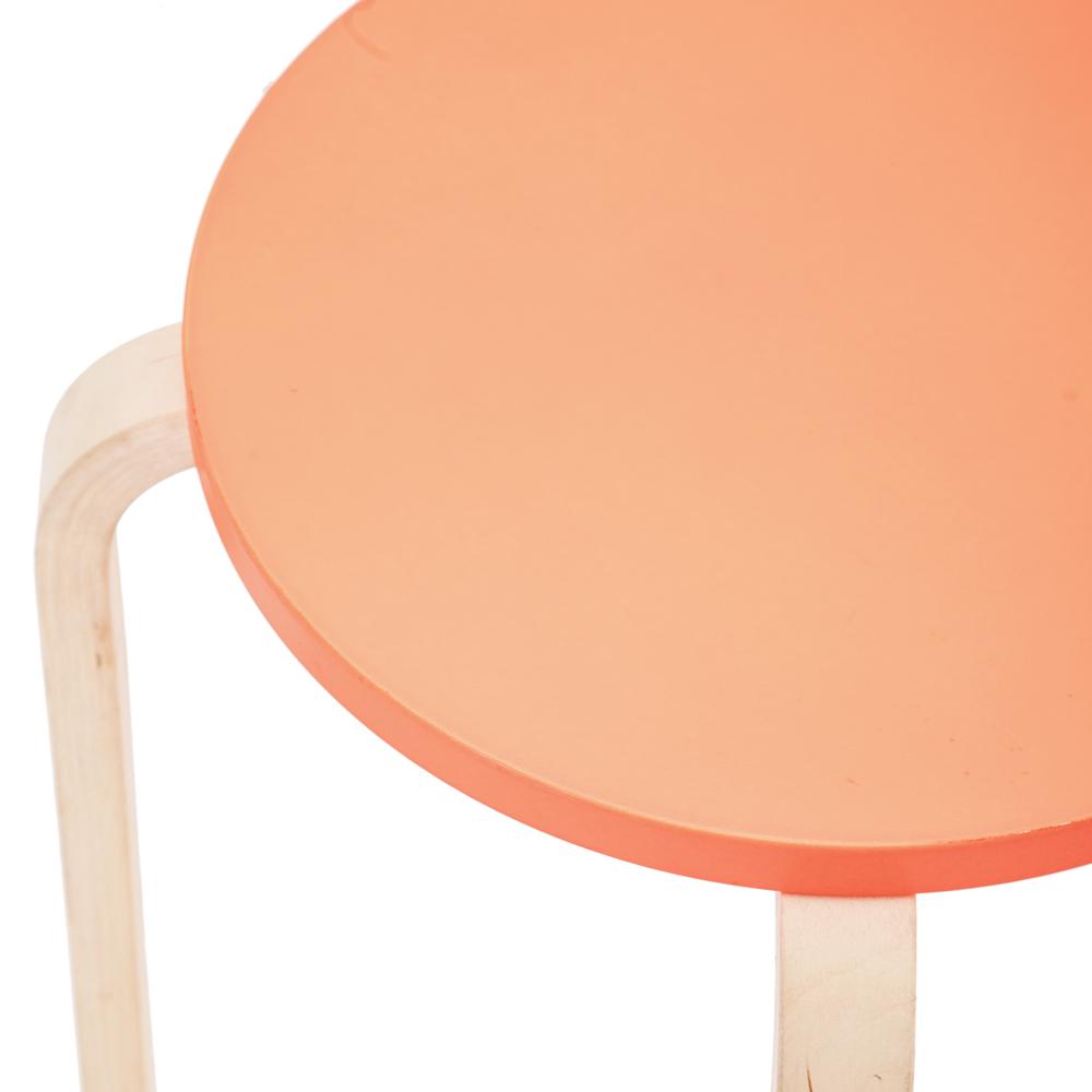 Tiny Children's Orange Stool