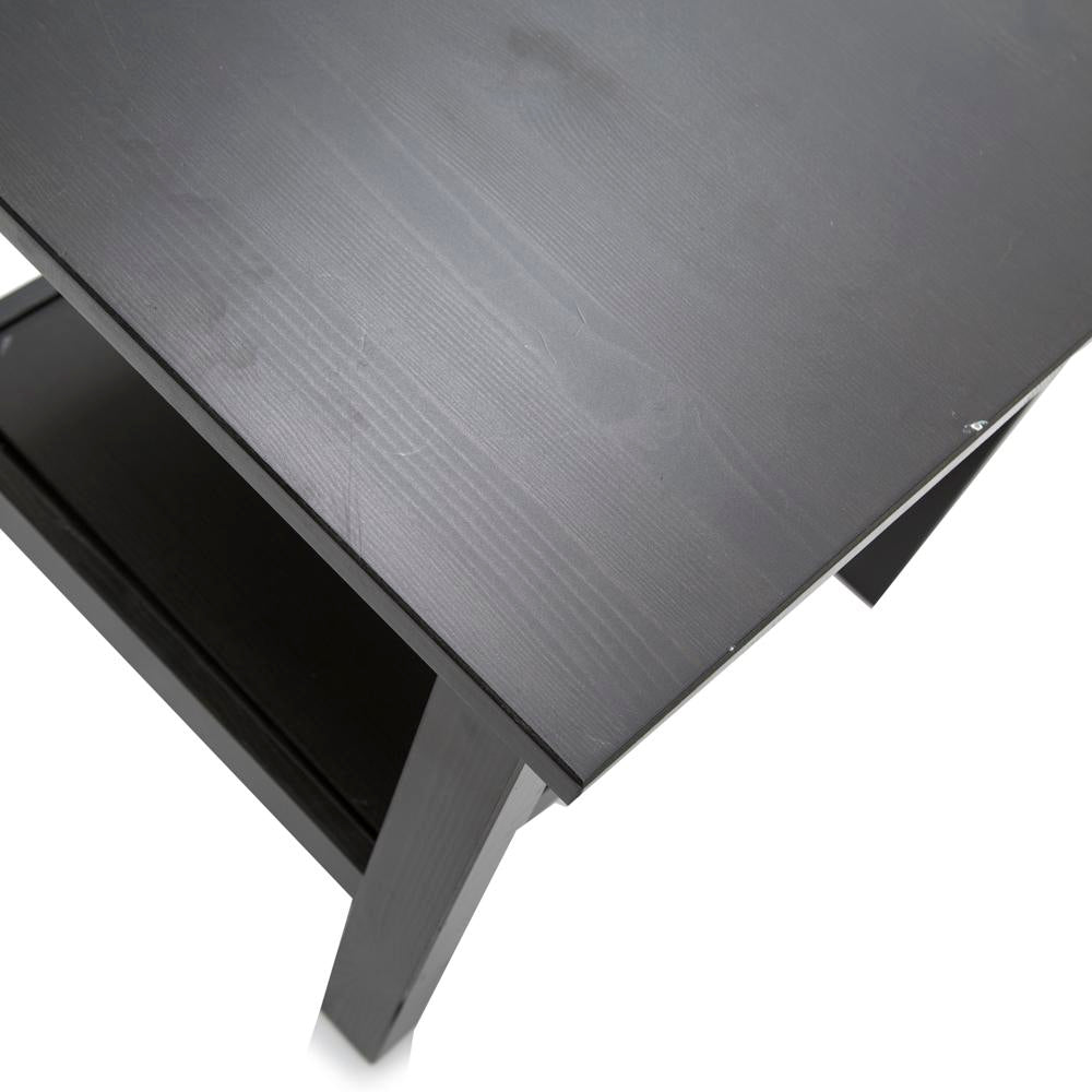 Square Black End Table