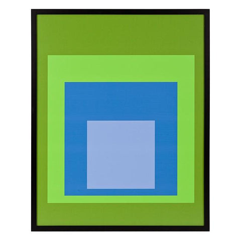 0559 (A+D) Squares Green Blue (25" x 31")