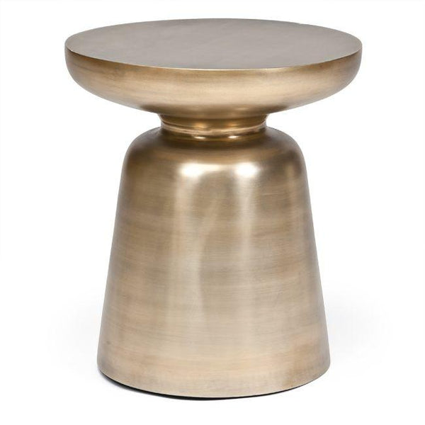 Brass Round Top Pedestal - Gil & Roy Props